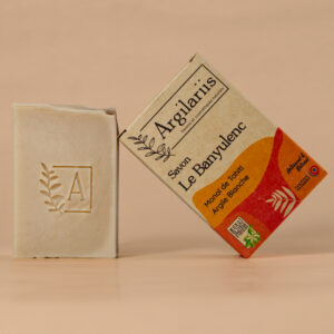 Savon naturel Le Banyulenc en boite.