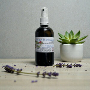 Spray aromatique pour l'air pur et l'immunité.